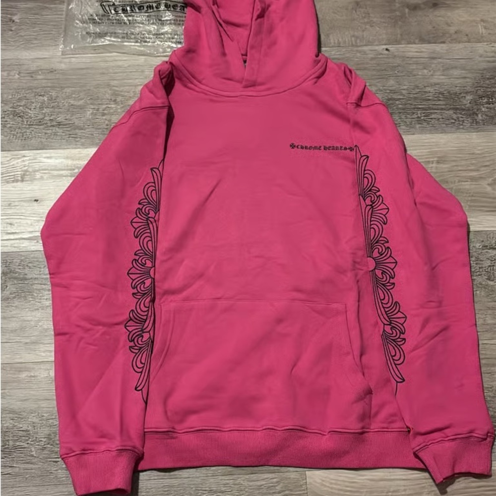 Vibrant Pink Graphic Hoodie